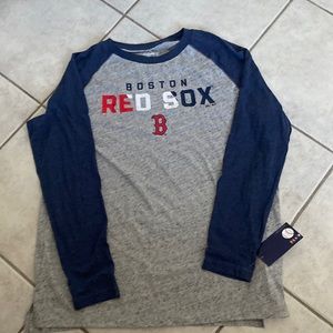 Brand new w/ tags Mens Boston Red Sox Long sleeve shirt size L.